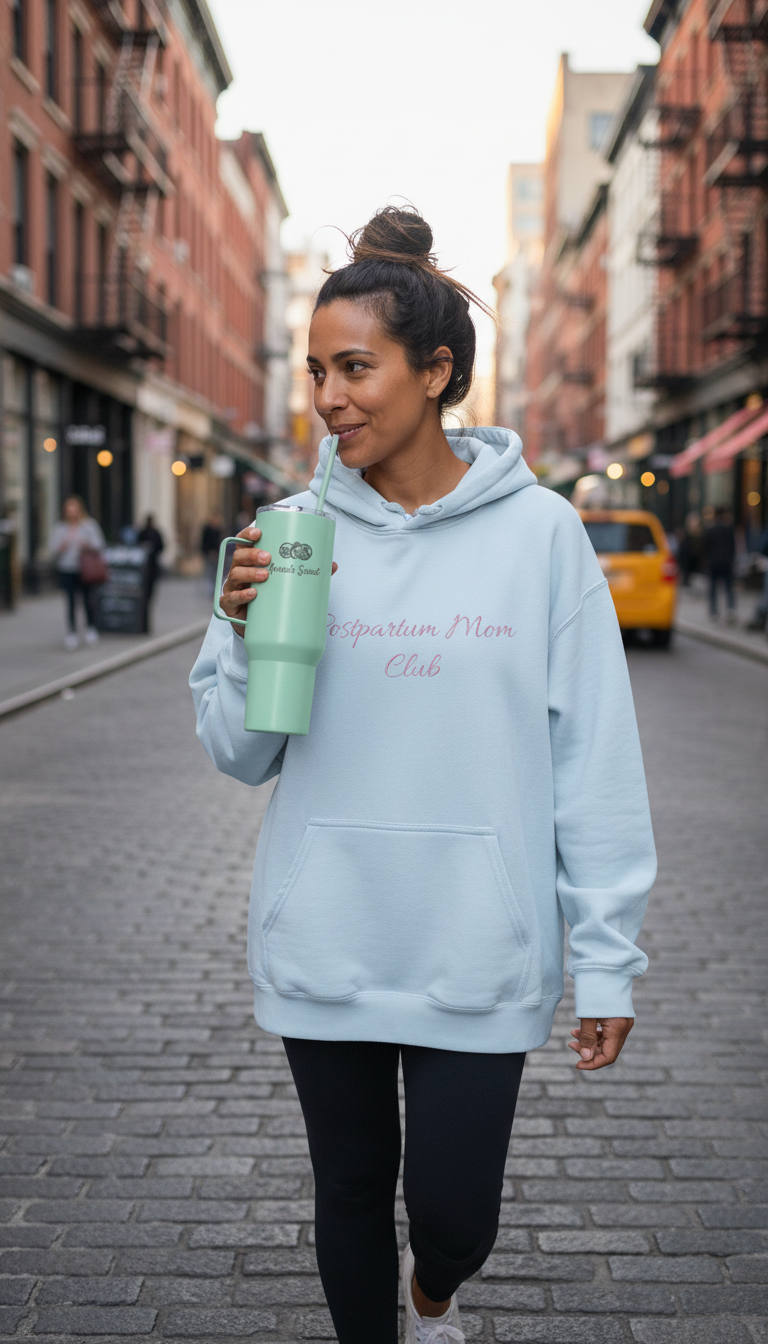40oz Mama's Secret Insulated Tumbler — Fueled by Love, Coffee & Zero Sleep
