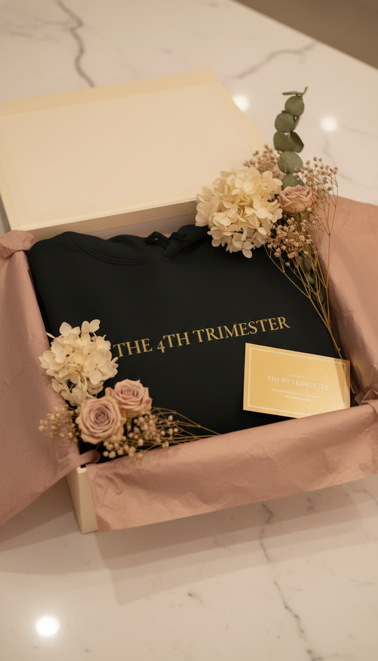 The Mama's Secret Signature Hoodie — Luxury Comfort for New & Expecting Moms