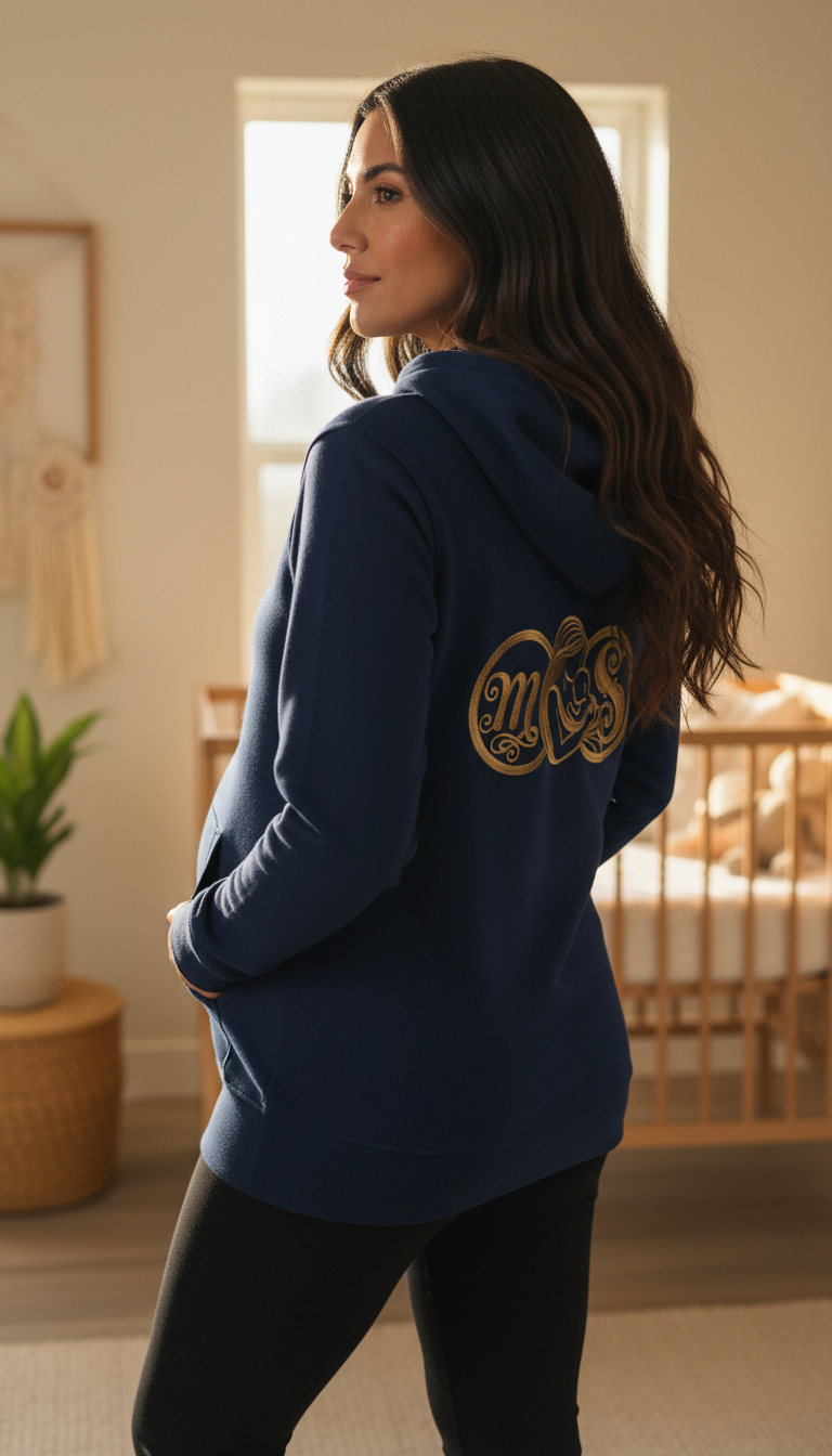 The Mama's Secret Signature Hoodie — Luxury Comfort for New & Expecting Moms