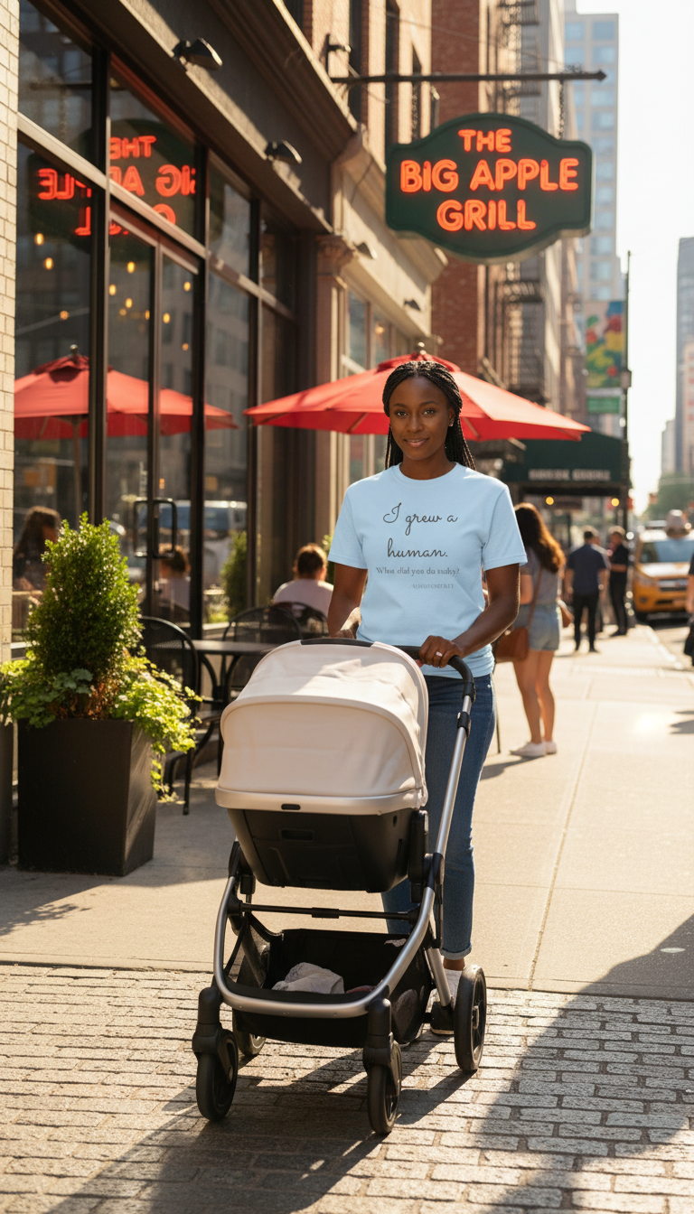 I Grew a Human T-Shirt — The Ultimate Mom Flex