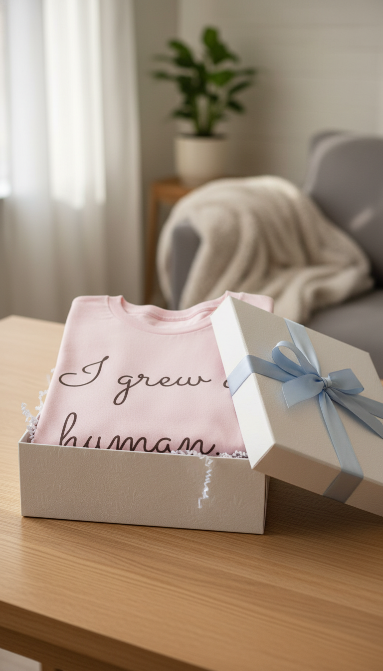 I Grew a Human T-Shirt — The Ultimate Mom Flex