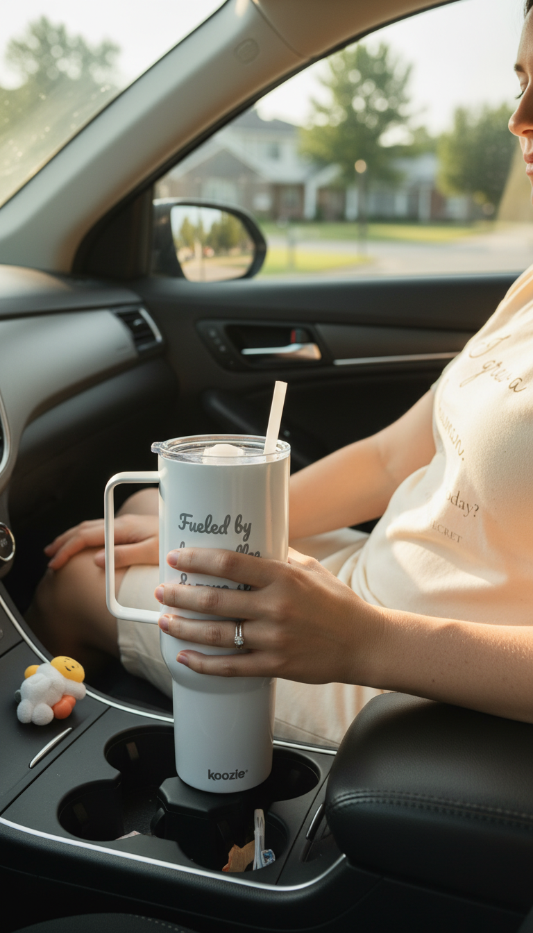 40oz Mama's Secret Insulated Tumbler — Fueled by Love, Coffee & Zero Sleep