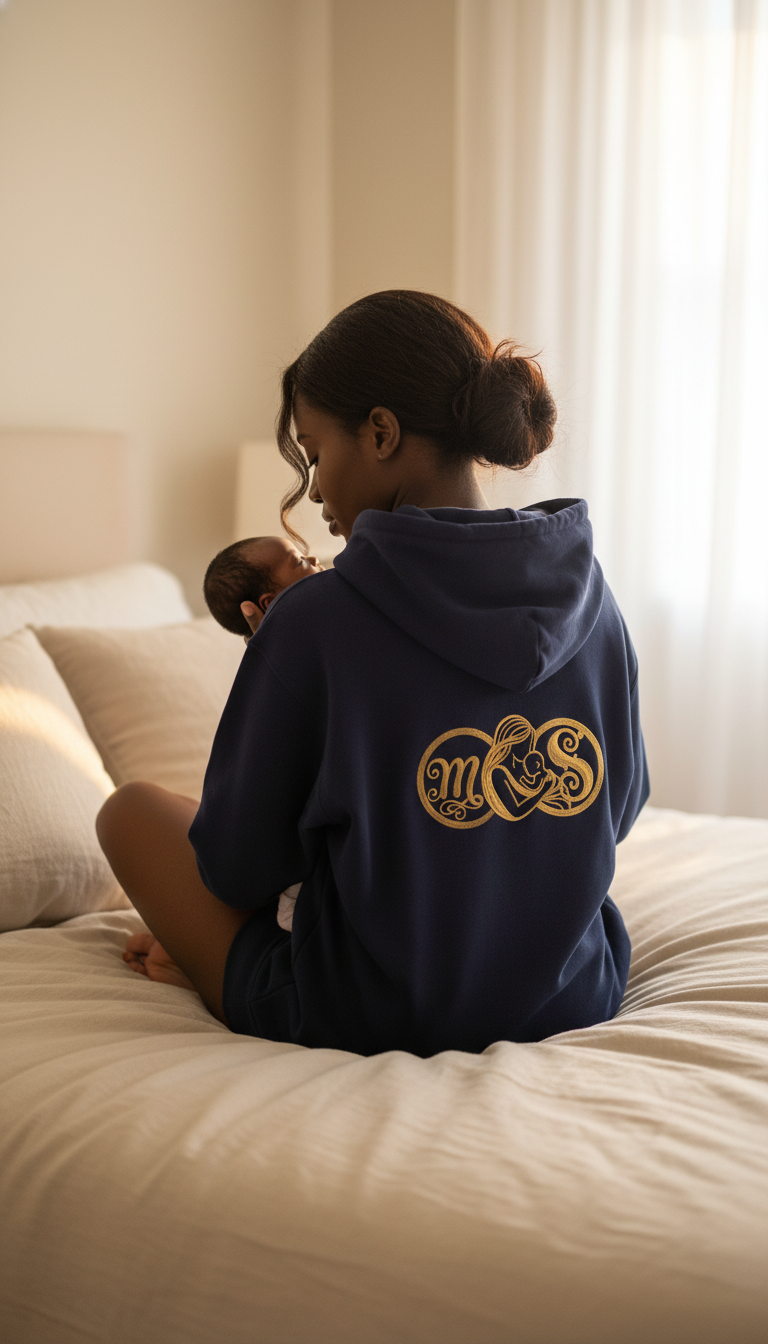 The Mama's Secret Signature Hoodie — Luxury Comfort for New & Expecting Moms