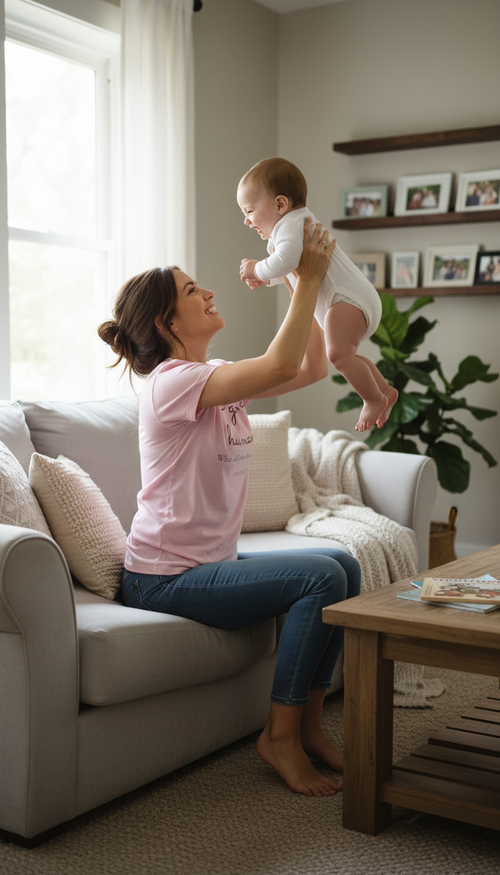 I Grew a Human T-Shirt — The Ultimate Mom Flex