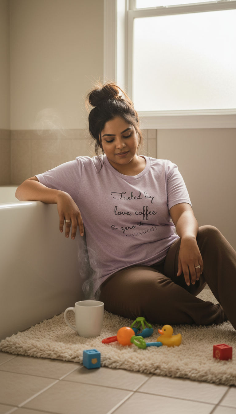Fueled by Love, Coffee & Zero Sleep — Minimal Script Tee